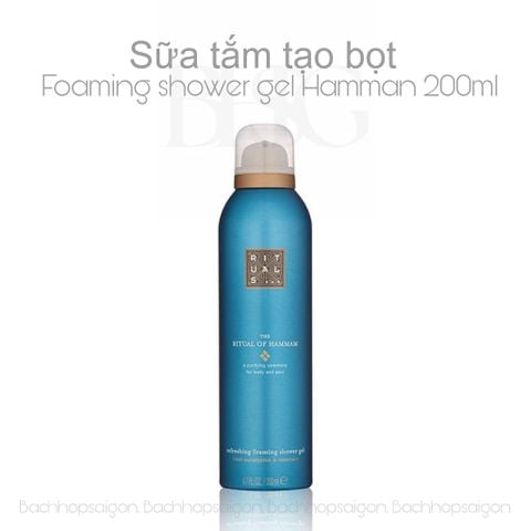 Sữa tắm tạo bọt the Rituals of Hammam Foaming Shower Gel 200ml