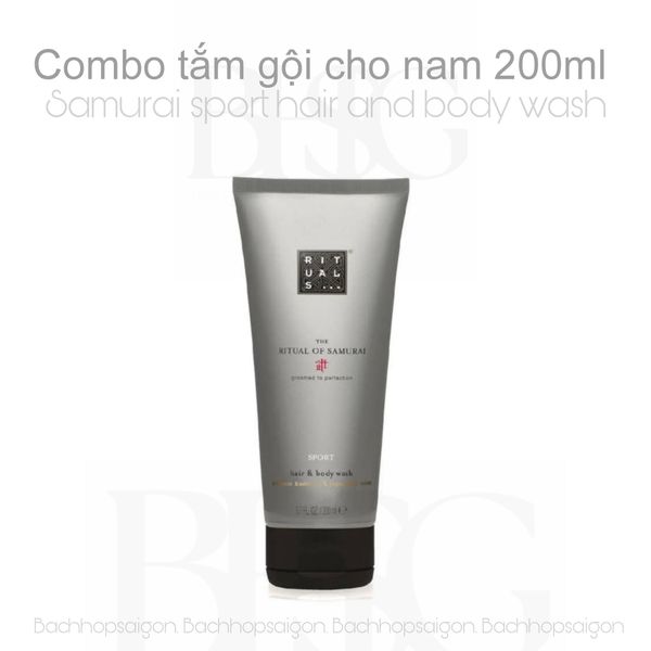 Rituals dầu gội và sữa tắm  2 in 1 cho nam Rituals Sport 2-1 Hair & Body Wash gel douche 200ml