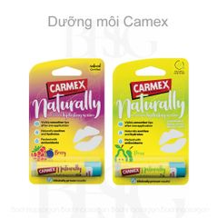 son dưỡng môi Carmex Lip Balm Naturally Hydrating 3 mùi chủ đạo