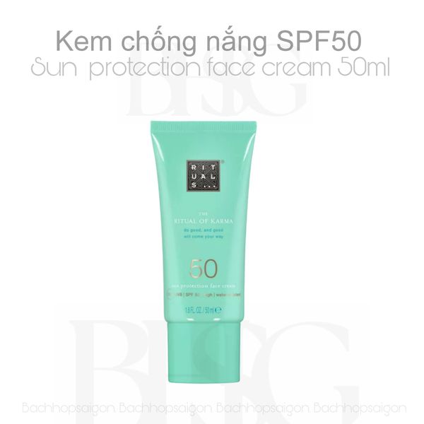 Kem chông nắng Mặt Rituals of karma Sun Protection Face Cream SPF 50 50ml