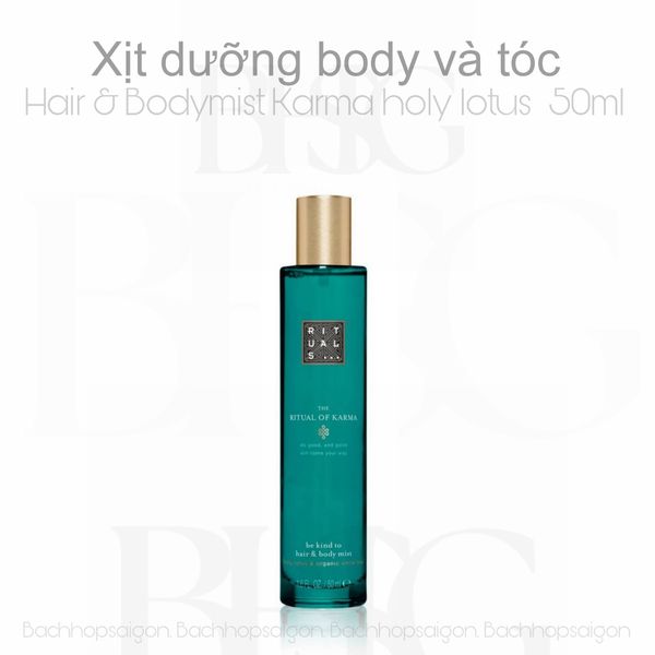 Xịt thơm tóc & cơ thể The Rituals of Karma hair and body mist 50ml