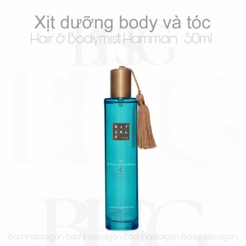 Xịt thơm tóc & cơ thể The Rituals hair and body mist Hammam 50ml