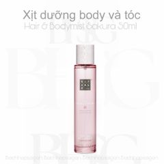 Xịt thơm tóc & cơ thể The Rituals hair and body mist Sakura 50ml
