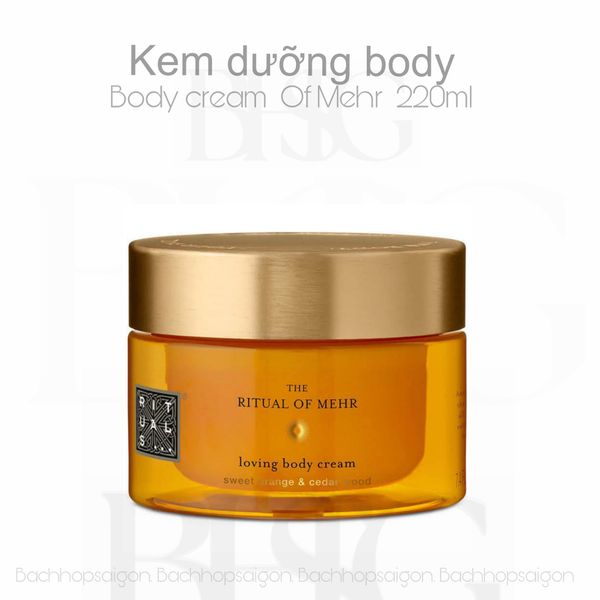 Kem dưỡng body The Rituals of Mehr Body cream 220ml