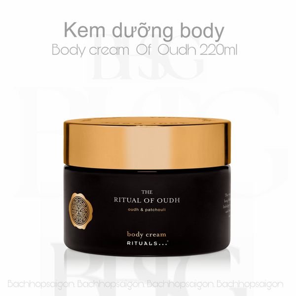 Kem dưỡng body The Rituals Oudh Body cream [220ml]