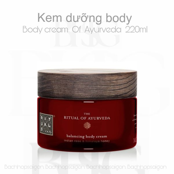 Refill - Kem dưỡng body The Rituals of Ayurveda Body cream 220ml