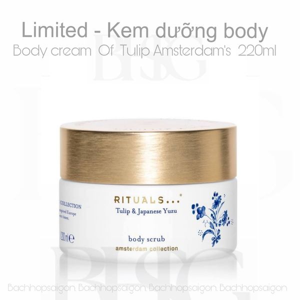 Kem dưỡng body The Rituals of Tulip Amsterdam Body cream 220ml - phiên bản giới hạn