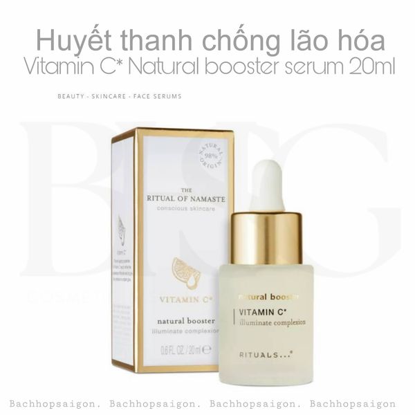 VitaminC Serum Huyết thanh dưỡng da The Rituals of Namaste  Natural booster serum  20ml