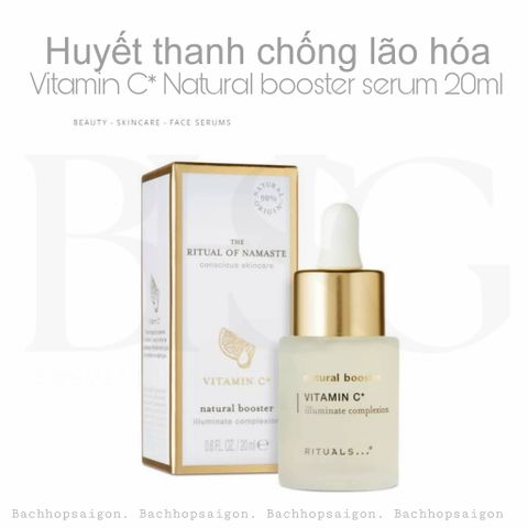 VitaminC Serum Huyết thanh dưỡng da The Rituals of Namaste  Natural booster serum  20ml