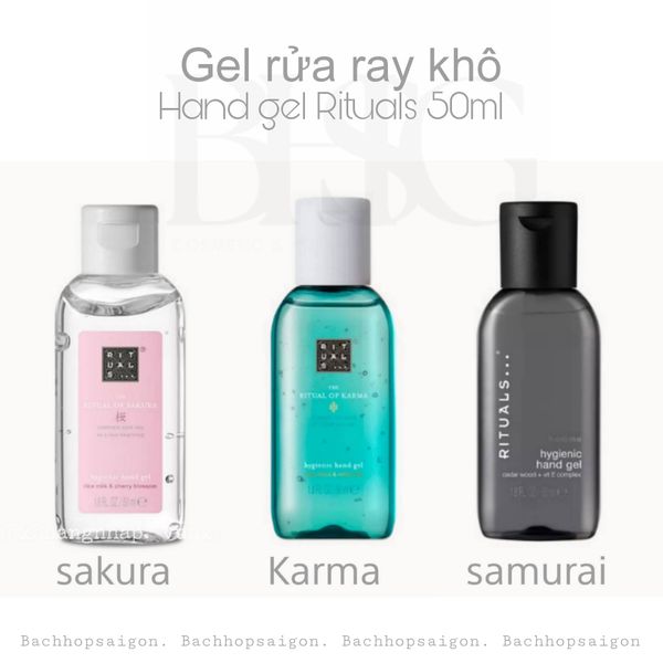 Gel rửa tay khô Rituals of Karma hygiene Hand gel 50ml