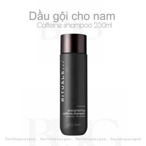 Dầu gội nam Homme Strenghening Caffeine Shampoo - Woody 250ml