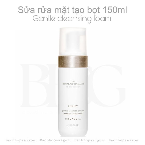 Gel rửa mặt tạo bọt THE RITUAL OF NAMASTE Gentle Cleansing Foam 150ml