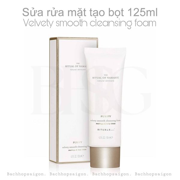 Gel rửa mặt THE RITUAL OF NAMASTE Velvety Smooth Cleansing Foam 125ml