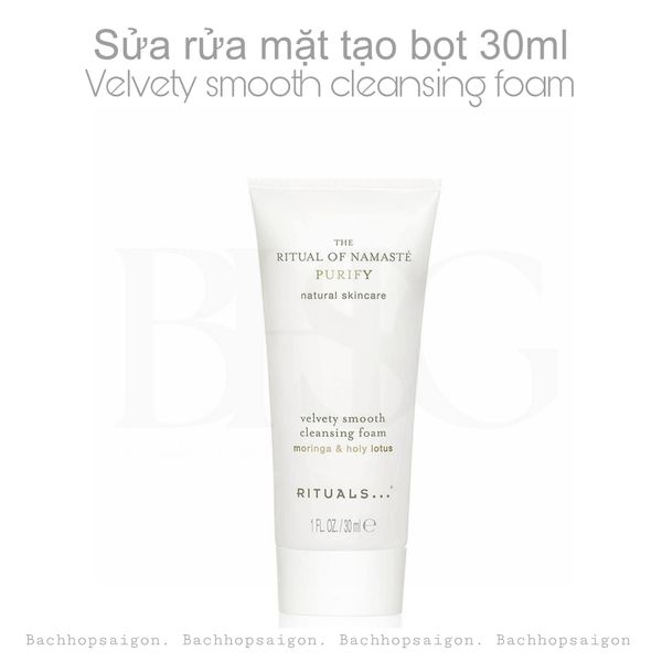 Gel rửa mặt THE RITUAL OF NAMASTE Velvety Smooth Cleansing Foam 125ml