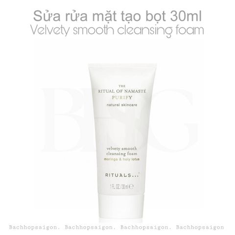 Gel rửa mặt THE RITUAL OF NAMASTE Velvety Smooth Cleansing Foam 125ml