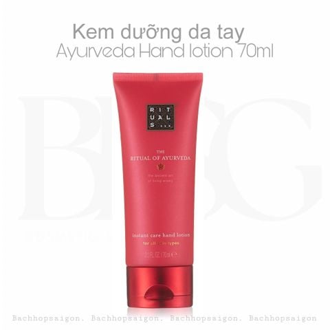 Kem dưỡng da tay Rituals of Ayuveda Hand lotion 70ml