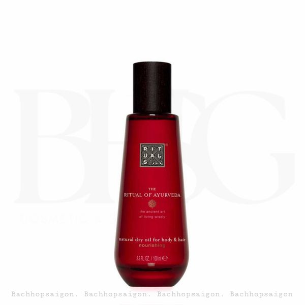 Dầu khô dưỡng da và tóc The Rituals of Ayurveda Dry oil body& hair 100ml