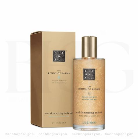 Dầu khô đa năng dưỡng da Rituals of Karma Shimmering Body oil 100ml