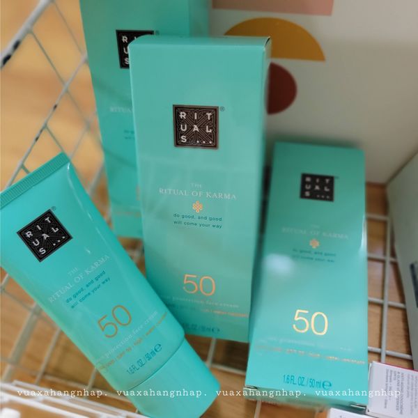 Kem chông nắng Mặt Rituals of karma Sun Protection Face Cream SPF 50 50ml