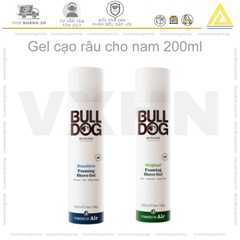 BULLDOG FOAMING ORIGINAL SHAVE GEL 200ML