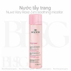 Nước tẩy trang hoa hồng Nuxe Very Rose 3 in 1 Soothing Micellar apaisante Water 50ml