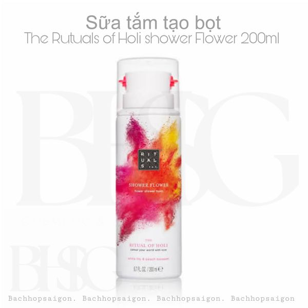 Sữa tắm tạo bọt dang Rituals of Holi flower shower foam 200ml