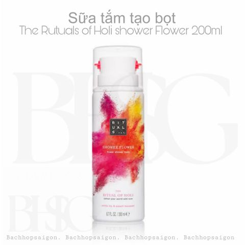 Sữa tắm tạo bọt dang Rituals of Holi flower shower foam 200ml