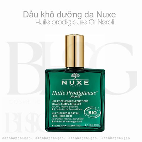 Dầu khô dưỡng da Nuxe Tinh dầu hoa cam Nuxe Huile Prodigieuse Neroli Oil® 100ml