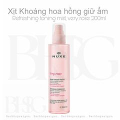 Xịt dưỡng ẩm chiếc xuất hoa hồng Nuxe Very Rose Refreshing Toning Mist 200ml