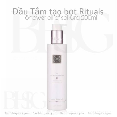 Dầu tắm  dưỡng ẩm Rituals of Sakura shower oil 200ml