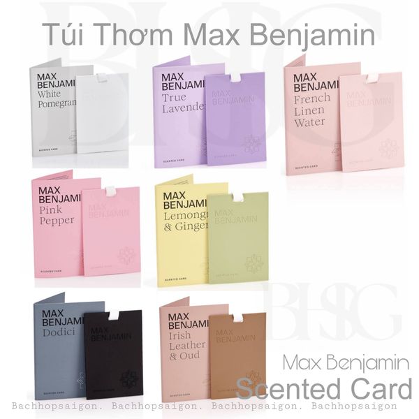 Thẻ thơm phòng treo tủ Max Benjamin True Lavender Scent Card