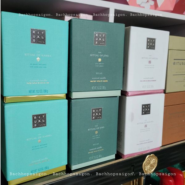 Nến thơm The Rituals of Jing Scented Candle dòng classic 290g