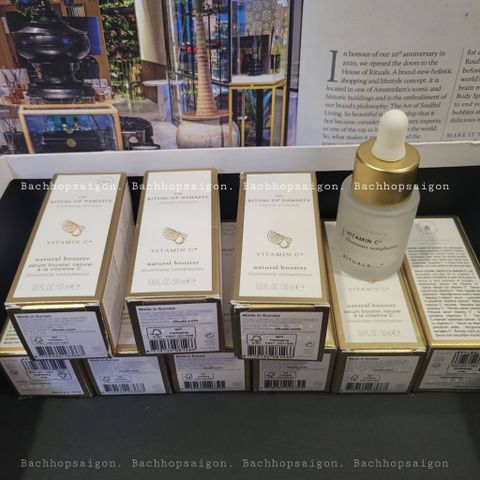 VitaminC Serum Huyết thanh dưỡng da The Rituals of Namaste  Natural booster serum  20ml