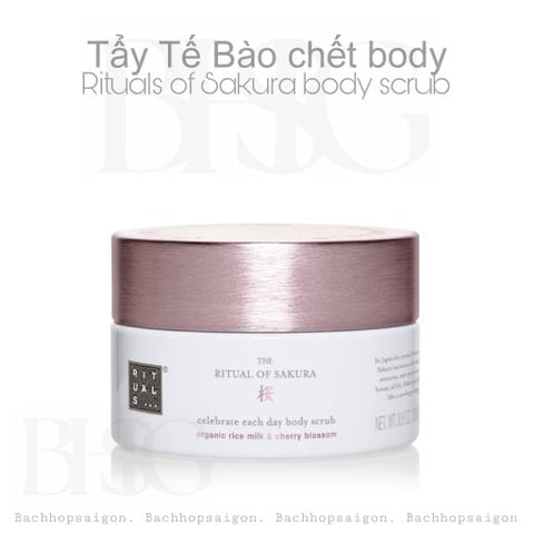 Muối tắm tẩy da chết Rituals Of Sakura Body Scrub 250g