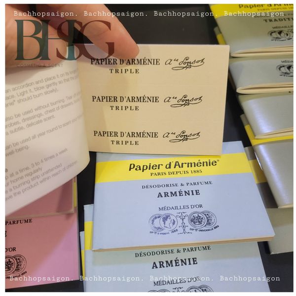 Giấy Thơm PAPIER D'ARMÉNIE  Armenia Perfume set 6pcs