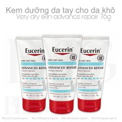 Kem dưỡng da tay  cho da khô Eucerin, Advanced Repair Hand Creme 70ml