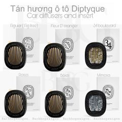 Kẹp thơm xe Diptyque Car Diffuser And Insert Figuier 2.1g