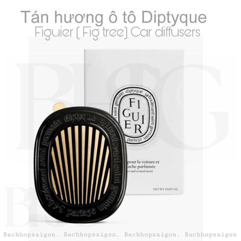 Kẹp thơm xe Diptyque Car Diffuser And Insert Figuier 2.1g