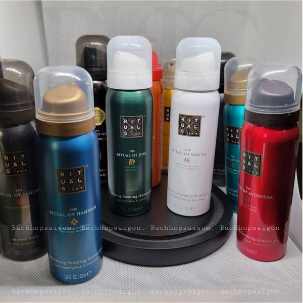 Sữa tắm tạo bọt The Rituals of Homme foaming shower gel 50ml