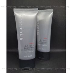 Dầu gội và sữa tắm  2in1 cho nam Rituals 2in1 Hair & Body Wash gel douche 70ml