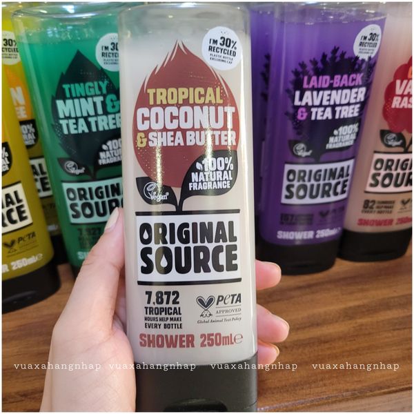 Sữa Tắm Original Source Coconut & Shea Butter Body wash 250ml