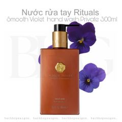 Refill Nước rửa tay The Rituals of Smooth Violet hand wash 100ml - private collection