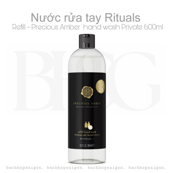 Refill Nước rửa tay The Rituals of PRECIOUS AMBER hand wash 100ml - private collection