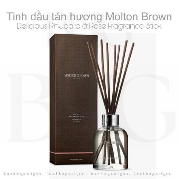 Molton Brown Delicious Rhubarb and Rose Diffuser -Tinh dầu tán hương thơm phòng hương hoa hồng 150ml