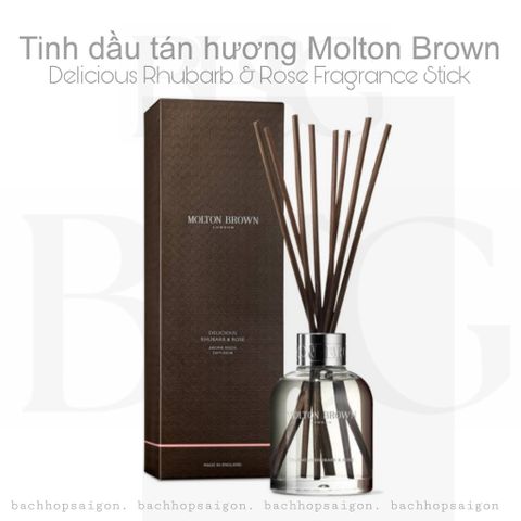 Molton Brown Delicious Rhubarb and Rose Diffuser -Tinh dầu tán hương thơm phòng hương hoa hồng 150ml