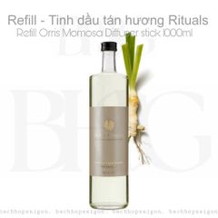 Refill Tinh dầu tán hương Rituals of ORRIS MIMOSA Refill Fragrance Sticks 1000ml Private Collection