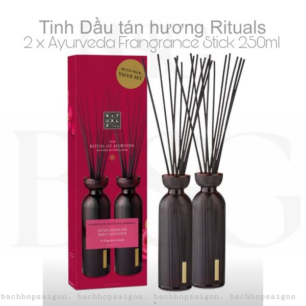 Tinh dầu tán hương Rituals of AYURVEDA Fragrance Sticks Duo - 500ml