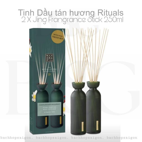 Tinh dầu tán hương Rituals of JING Fragrance Sticks Duo - 500ml