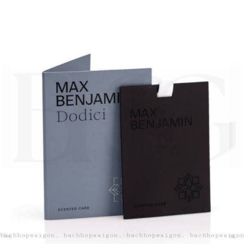 Thẻ thơm phòng treo tủ Max Benjamin Dodici Scent Card