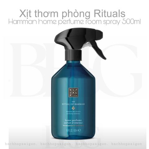 Xịt phòng Rituals HAMMAM Home Perfume Room Spray500ml